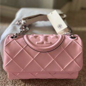 Authentic Tory Burch pink bag new with tags